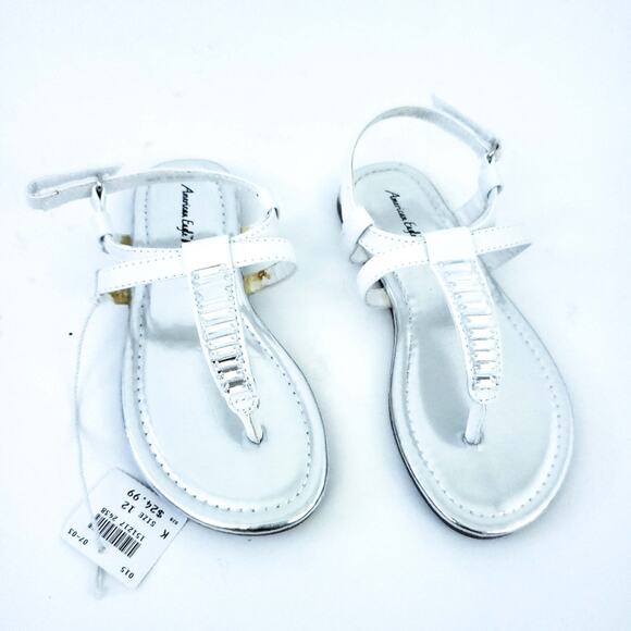 NWT America Eagle White Sandal Size 12 - Picture 1 of 5